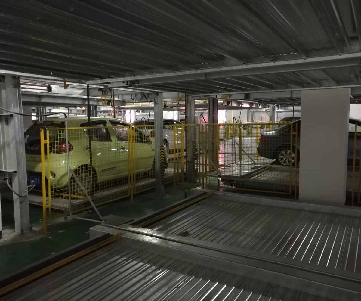 PSH梳齒交換升降橫移機械式立體停車設備